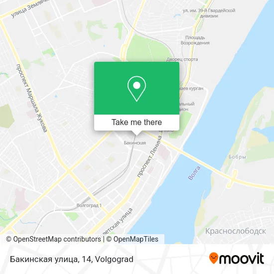 Бакинская улица, 14 map