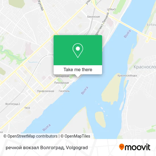 речной вокзал Волгоград map