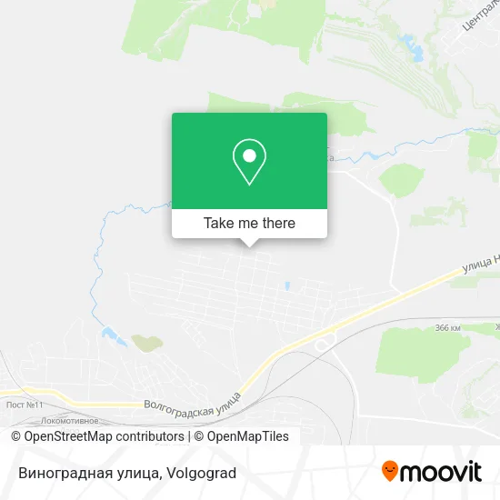 Виноградная улица map