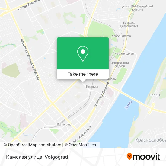 Камская улица map