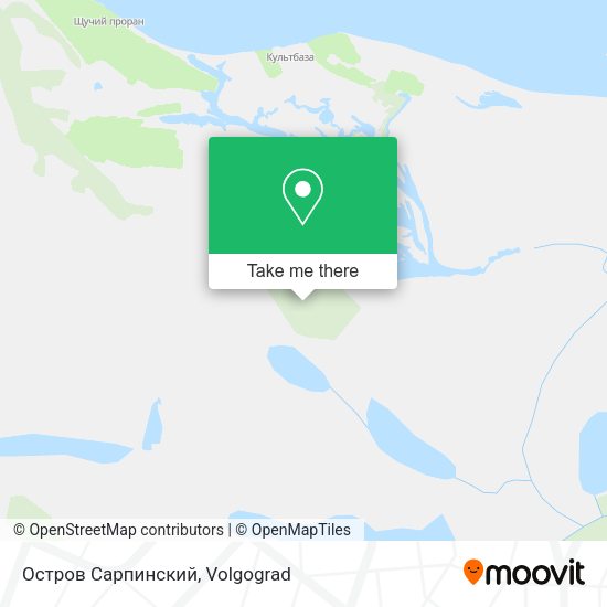 Остров Сарпинский map