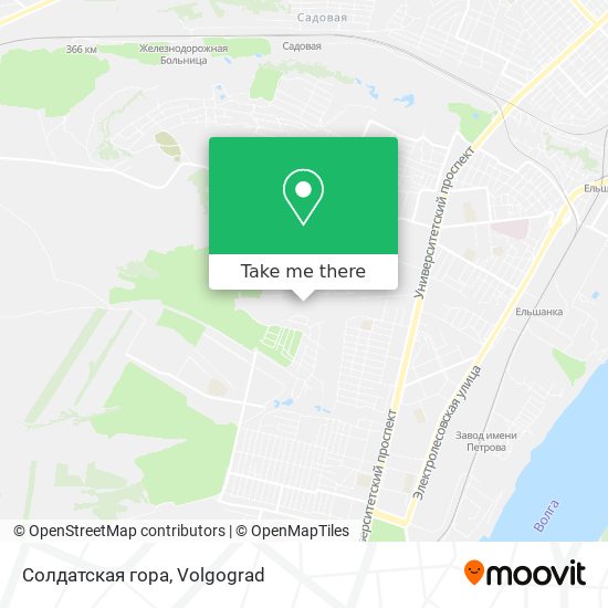 Солдатская гора map