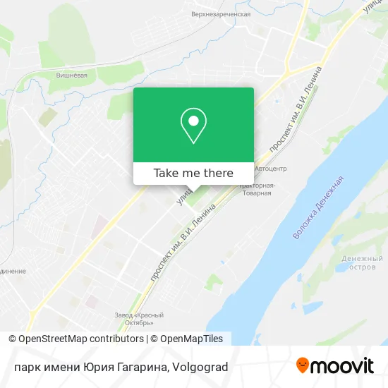 парк имени Юрия Гагарина map