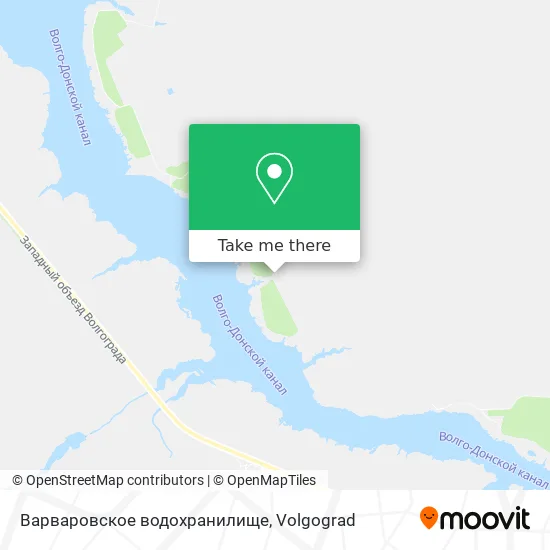 Варваровское водохранилище map
