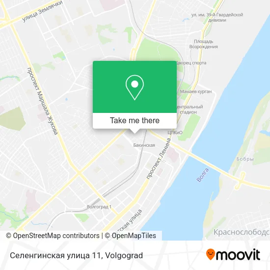 Селенгинская улица 11 map
