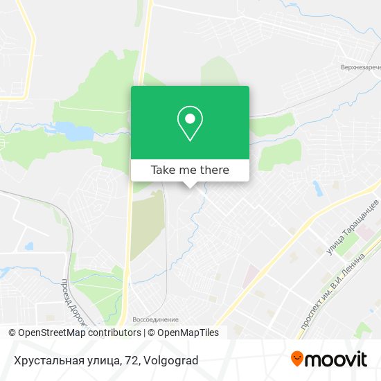 Хрустальная улица, 72 map