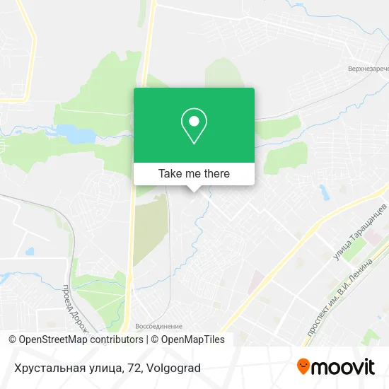 Хрустальная улица, 72 map
