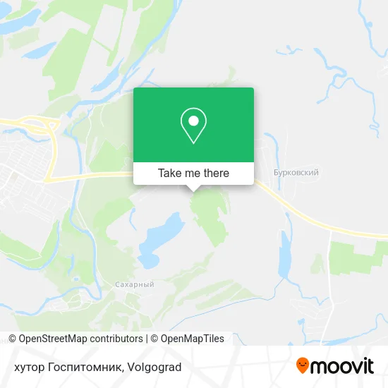хутор Госпитомник map