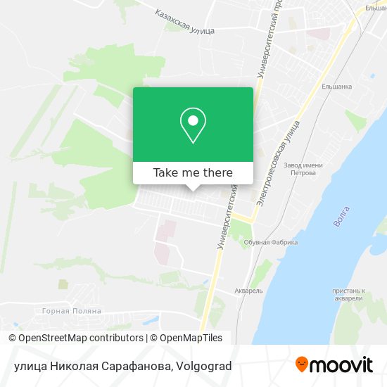 улица Николая Сарафанова map
