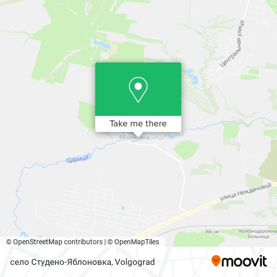 село Студено-Яблоновка map