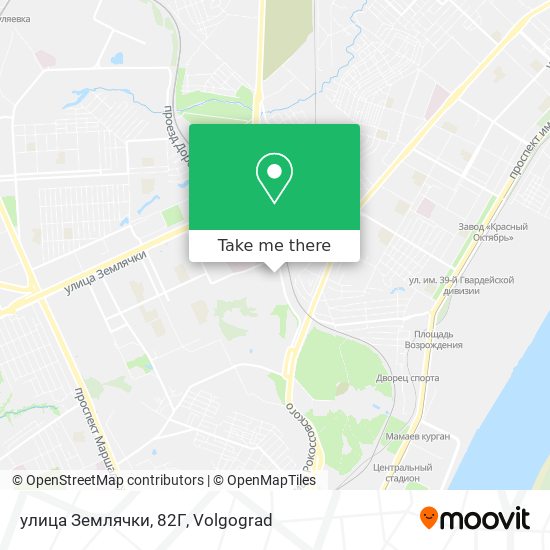улица Землячки, 82Г map