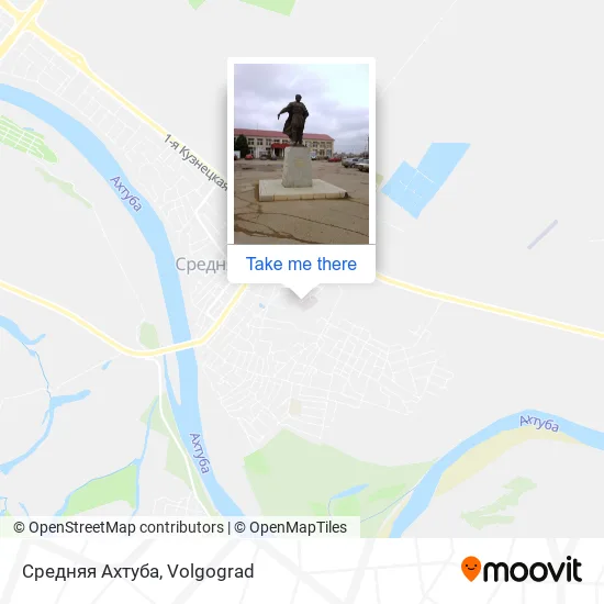 Средняя Ахтуба map