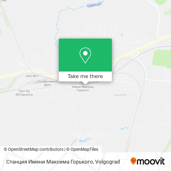 Станция Имени Максима Горького map