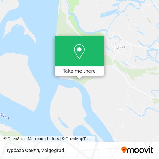 Турбаза Сакля map