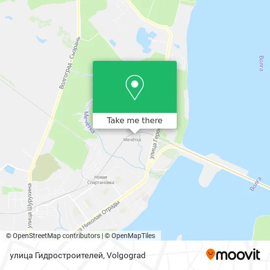 улица Гидростроителей map