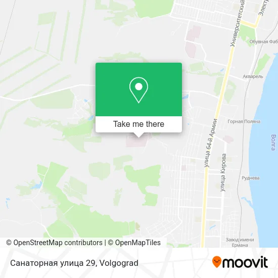 Санаторная улица 29 map