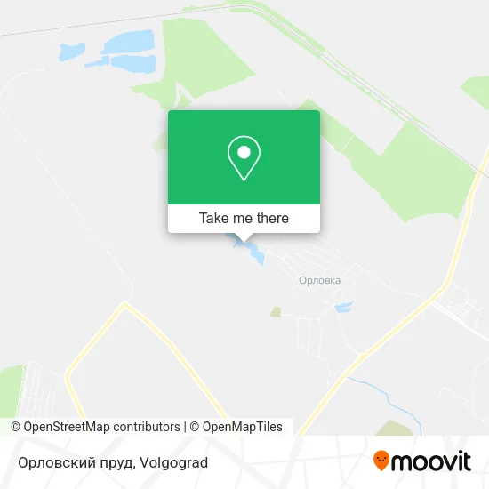 Орловский пруд map