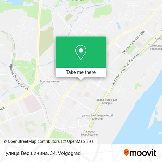 улица Вершинина, 34 map