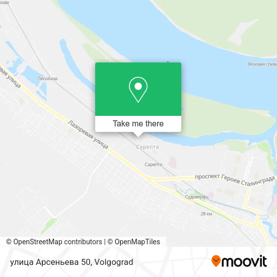 улица Арсеньева 50 map