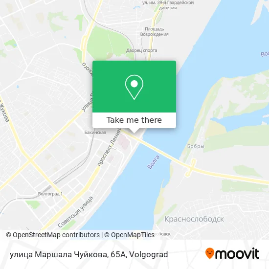 улица Маршала Чуйкова, 65А map