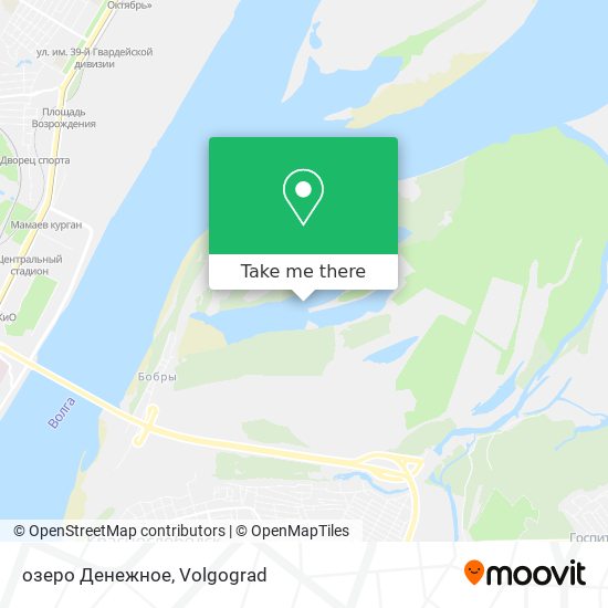 озеро Денежное map