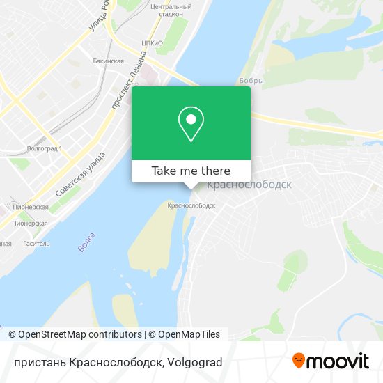 пристань Краснослободск map