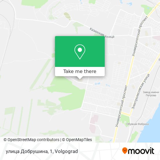 улица Добрушина, 1 map