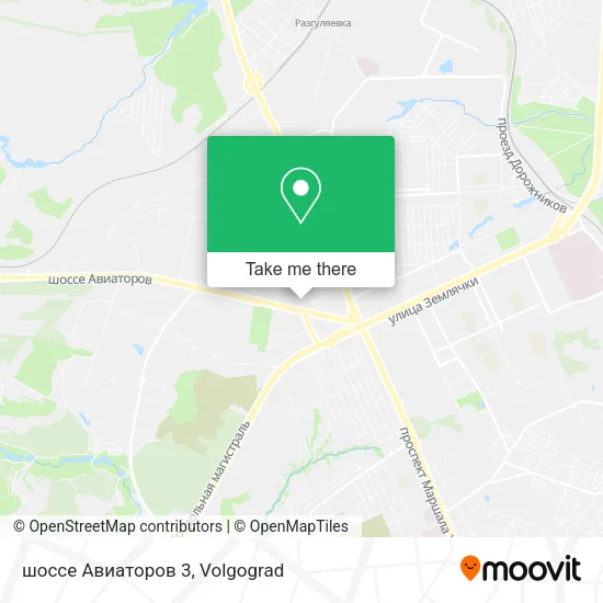 шоссе Авиаторов 3 map