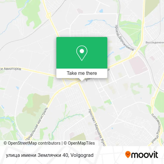 улица имени Землячки 40 map