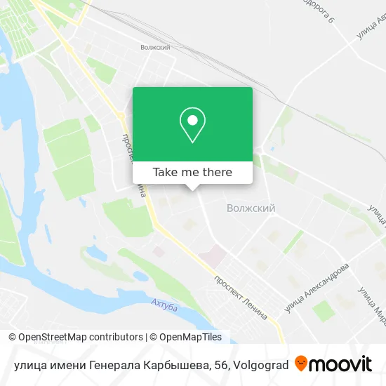 улица имени Генерала Карбышева, 56 map