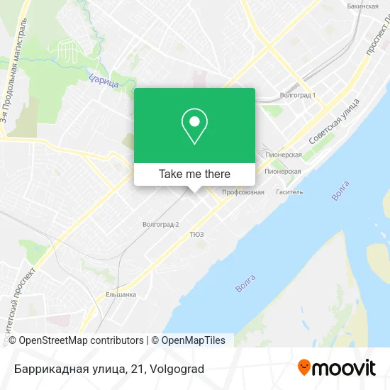 Баррикадная улица, 21 map