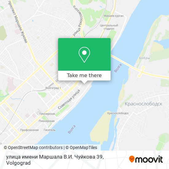 улица имени Маршала В.И. Чуйкова 39 map