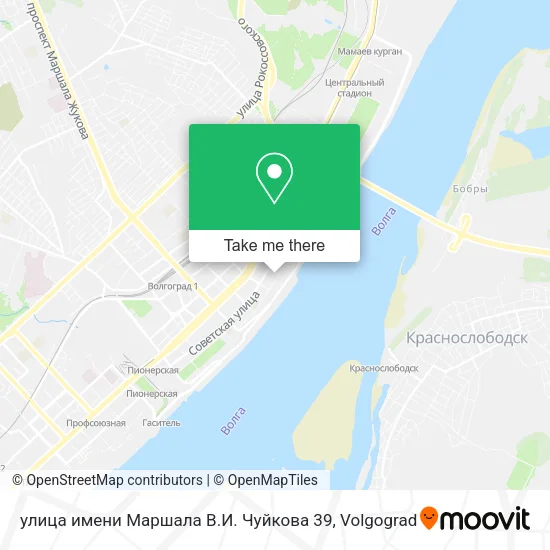 улица имени Маршала В.И. Чуйкова 39 map