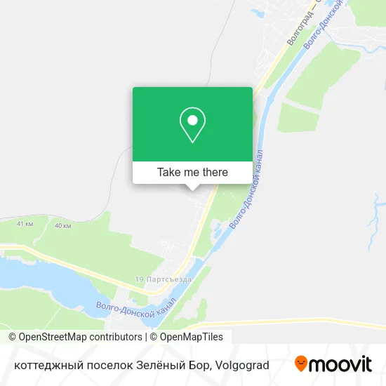 коттеджный поселок Зелёный Бор map
