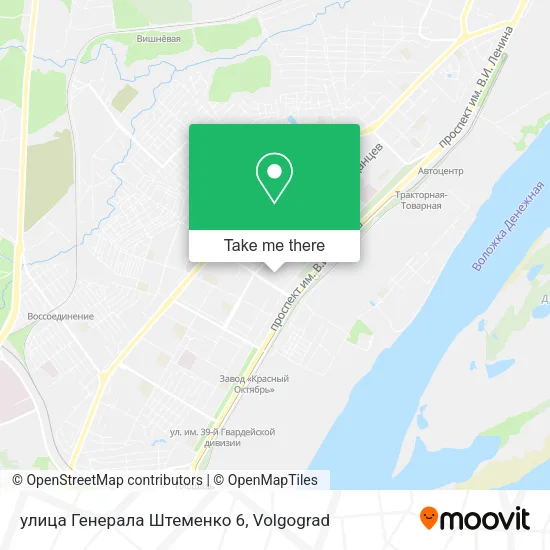 улица Генерала Штеменко 6 map