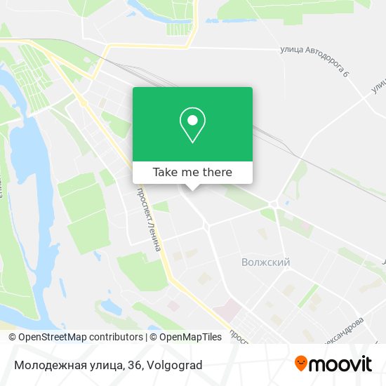 Молодежная улица, 36 map
