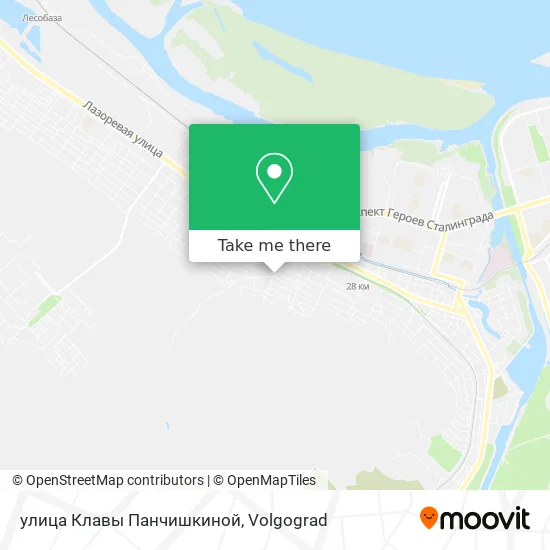 улица Клавы Панчишкиной map