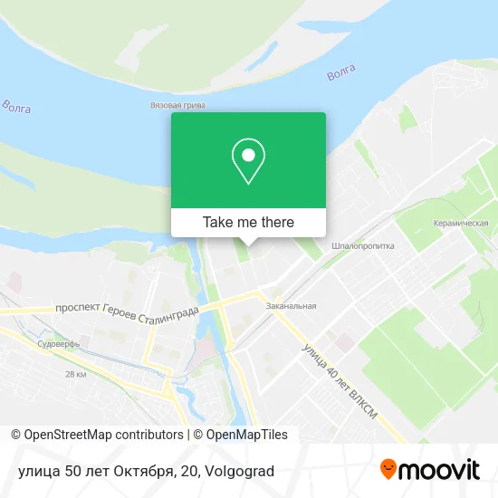 улица 50 лет Октября, 20 map