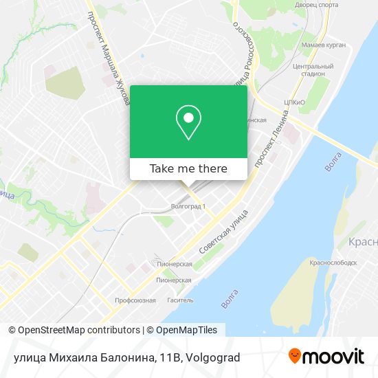 улица Михаила Балонина, 11В map