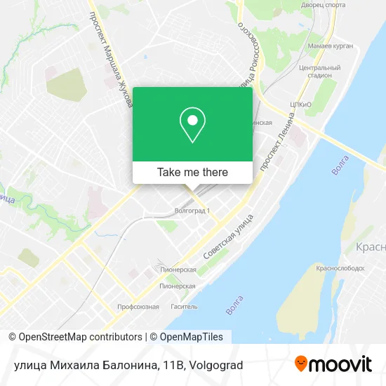 улица Михаила Балонина, 11В map