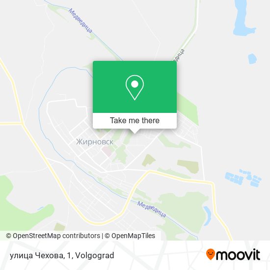 улица Чехова, 1 map