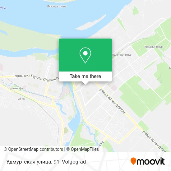 Удмуртская улица, 91 map