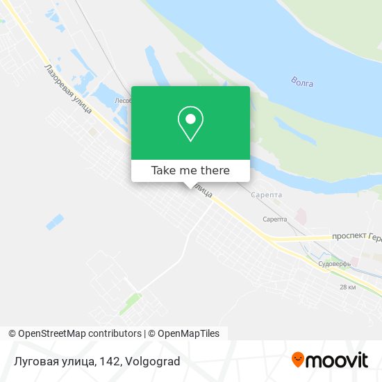 Луговая улица, 142 map