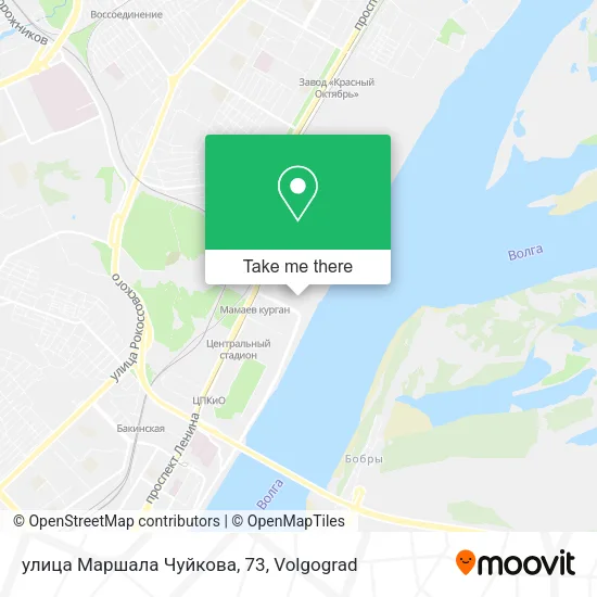 улица Маршала Чуйкова, 73 map