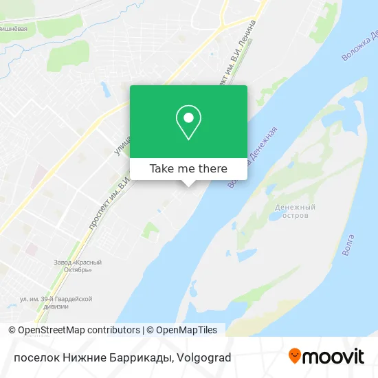 поселок Нижние Баррикады map