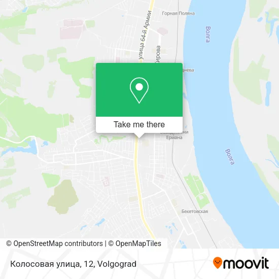 Колосовая улица, 12 map