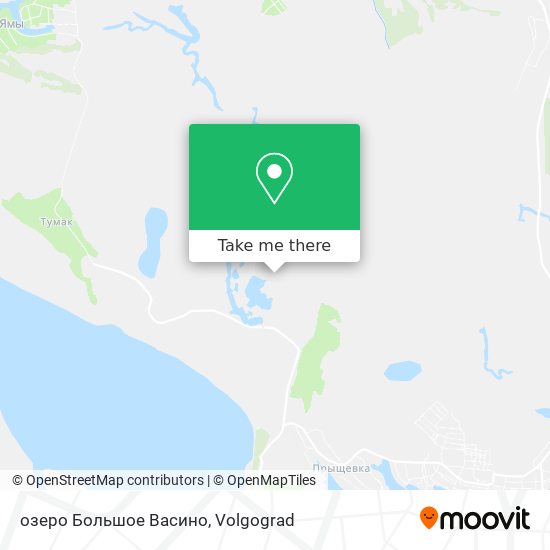 озеро Большое Васино map