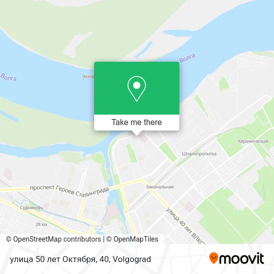 улица 50 лет Октября, 40 map