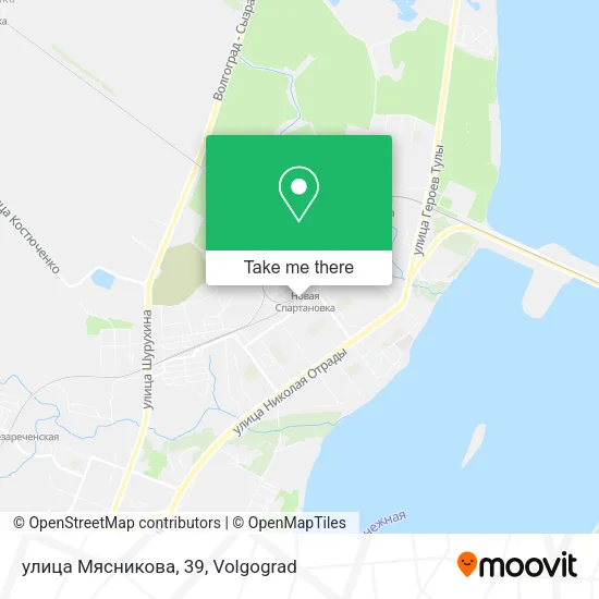 улица Мясникова, 39 map