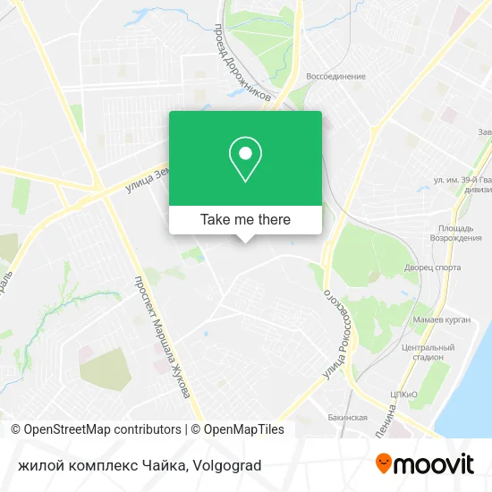 жилой комплекс Чайка map